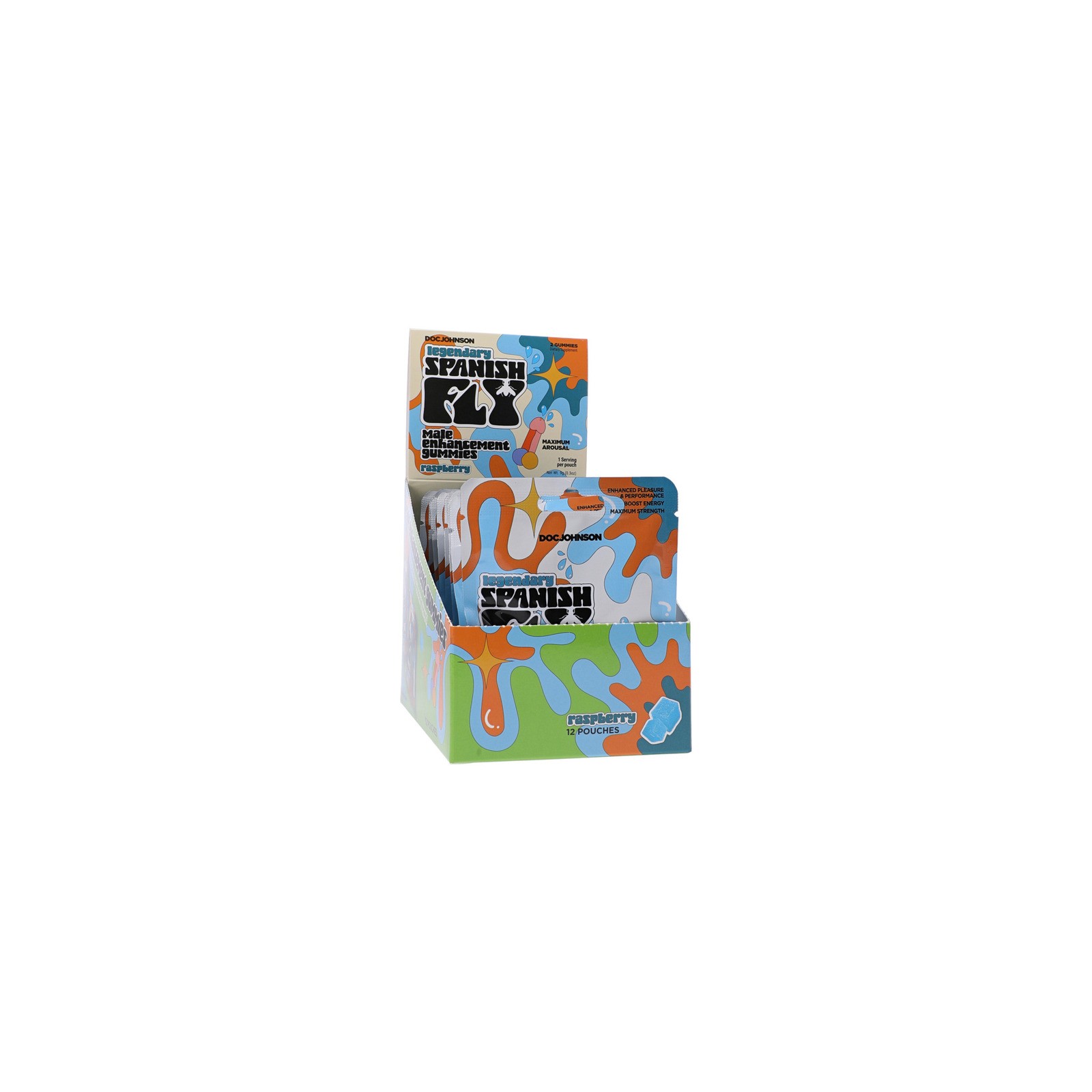 Gummies de Potenciación Masculina Spanish Fly - Sabor Frambuesa