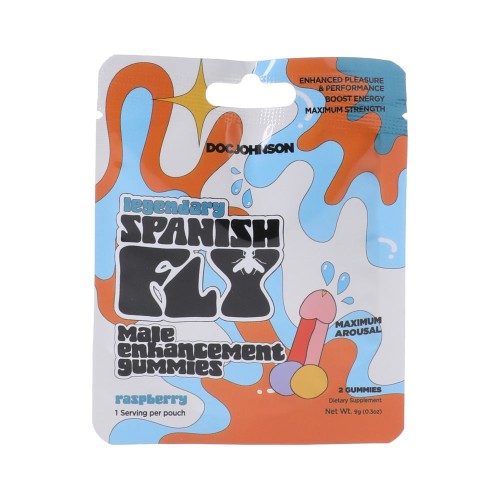 Gummies de Potenciación Masculina Spanish Fly - Sabor Frambuesa