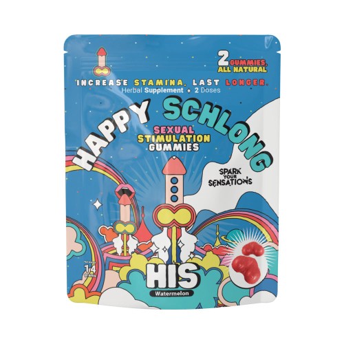 Happy?Schlong Stimulation Gummies for Enhanced Desire