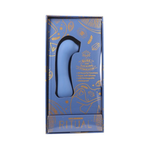 RITUAL Bliss Rechargeable Suction Toy Blue