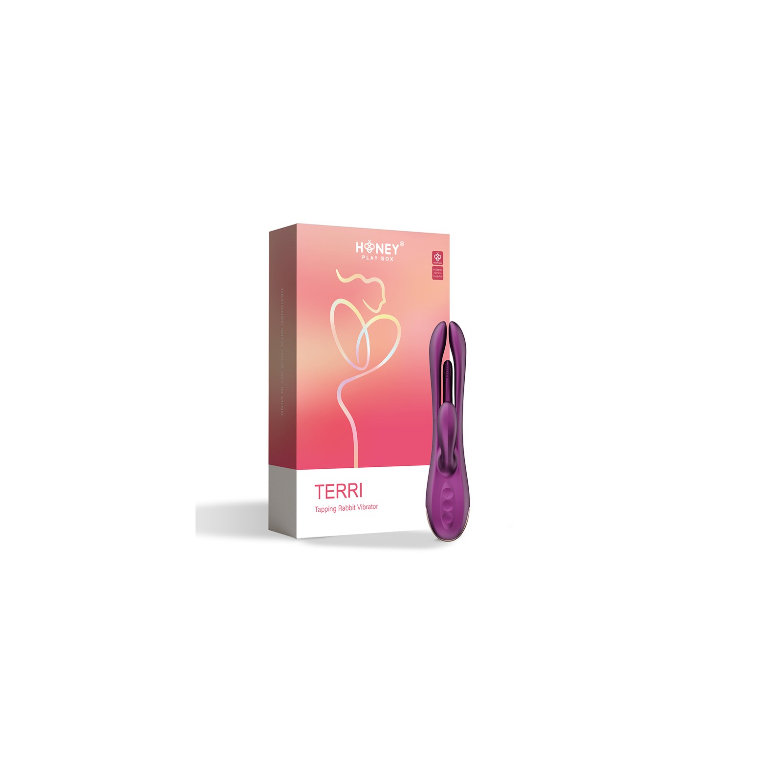 Vibrador Conejito de Dedo Controlado por App Terri