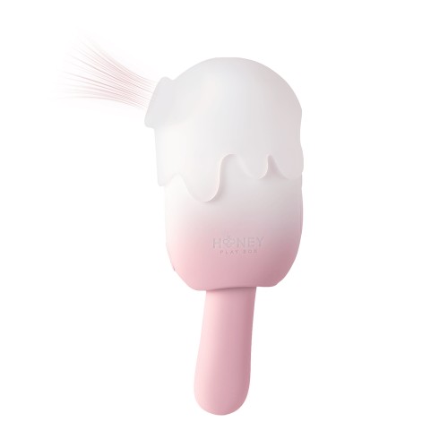 Bite Me Sucking & Vibrating Cream Pop Stimulator - Honey Play Box