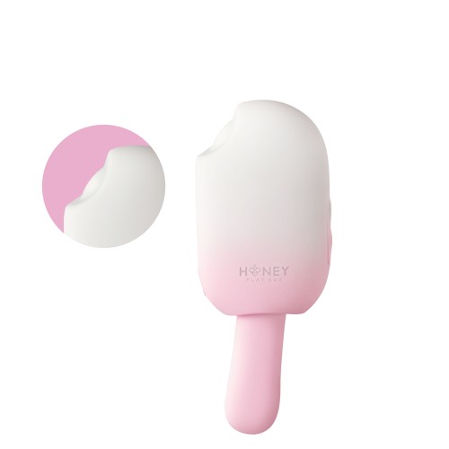 Bite Me Sucking & Vibrating Cream Pop Stimulator - Honey Play Box