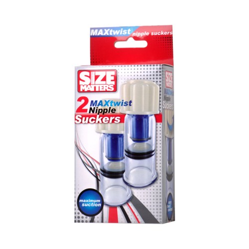 Size Matters Max-Twist Nipple Suckers - Perfect Suction