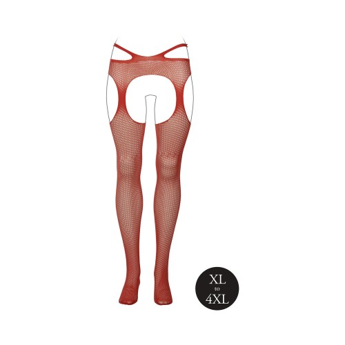 Le Desir Strappy Suspender Pantyhose