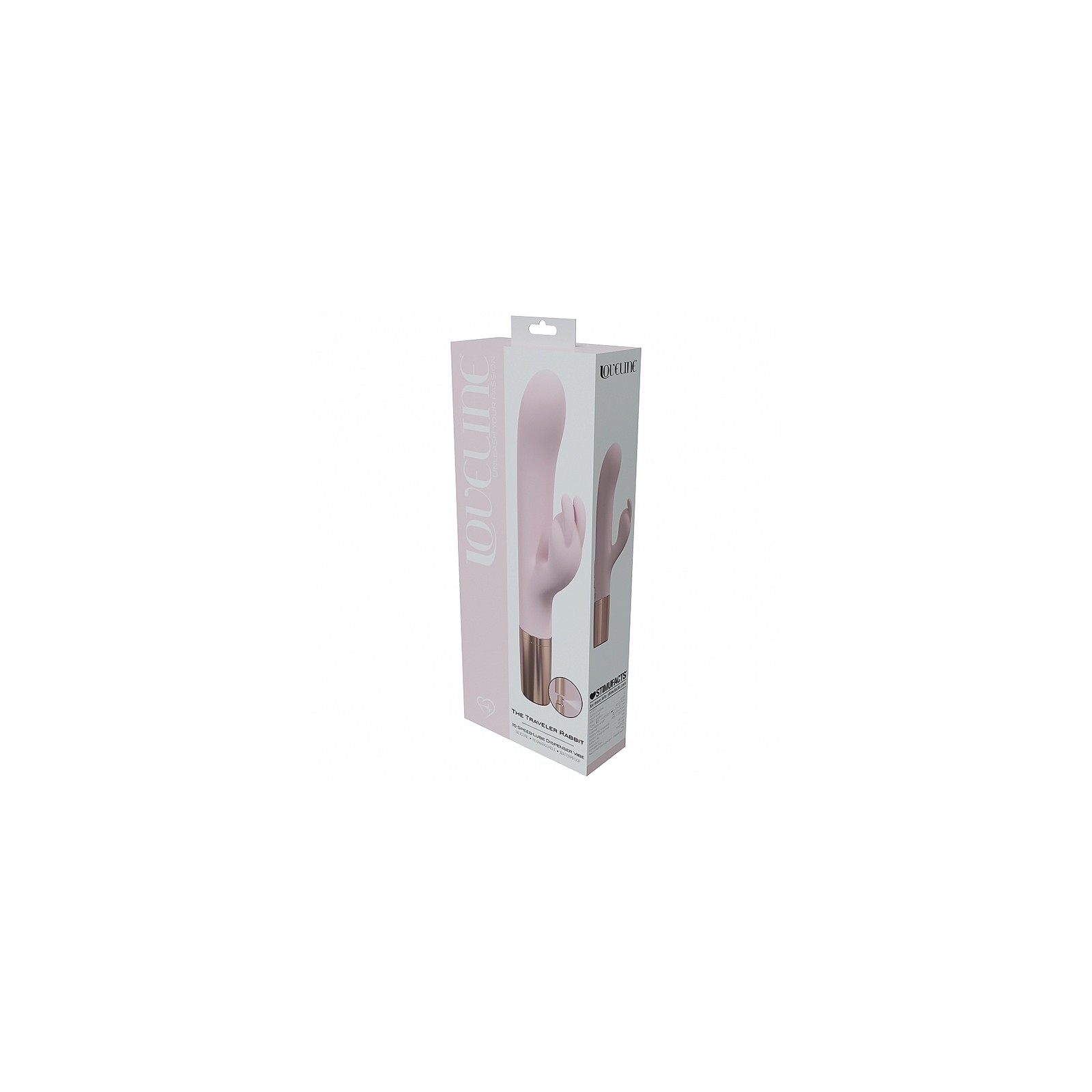 LoveLine Traveler Rabbit Silicone Rechargeable Pink