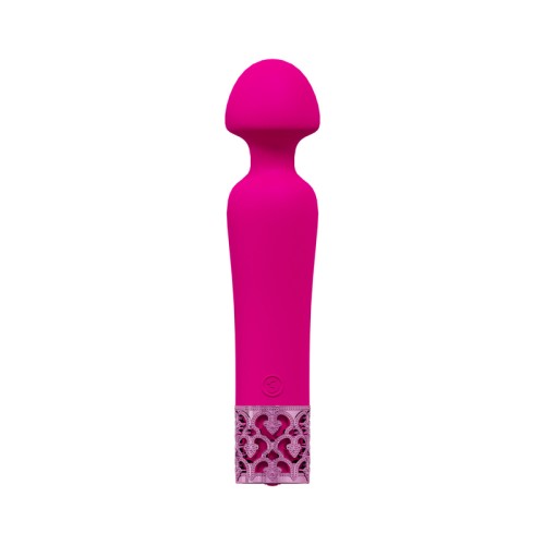 Royal Gems Scepter Pink Silicone Vibrator | Rechargeable Elegance