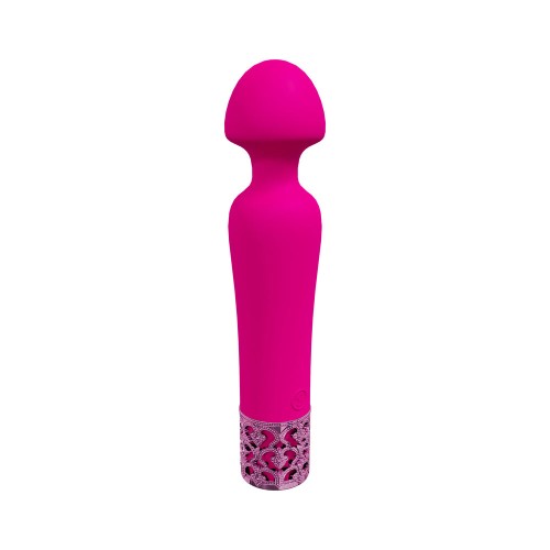 Royal Gems Scepter Pink Silicone Vibrator | Rechargeable Elegance