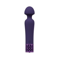 Vibrador Recargable Royal Gems Scepter Morado