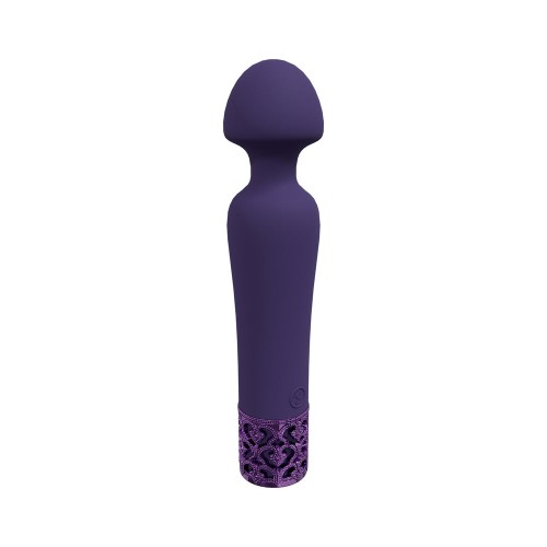 Royal Gems Scepter Rechargeable Vibrator Purple