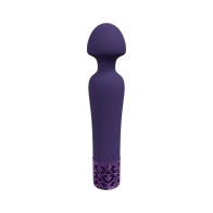 Vibrador Recargable Royal Gems Scepter Morado