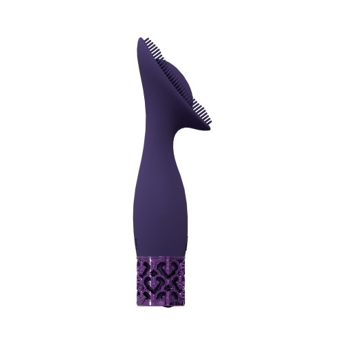 Royal Gems Duchess Rechargeable Silicone Vibrator - Purple