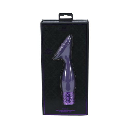 Royal Gems Duchess Rechargeable Silicone Vibrator - Purple