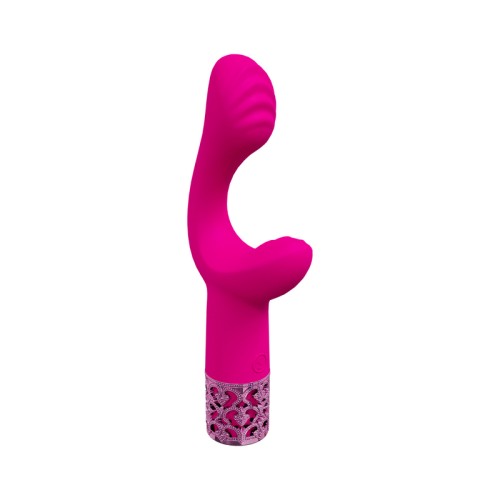 Vibrador Recargable de Silicona Royal Gems Majestic Rosa