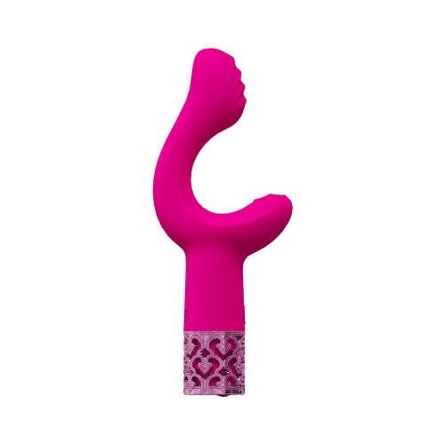 Vibrador Recargable de Silicona Royal Gems Majestic Rosa