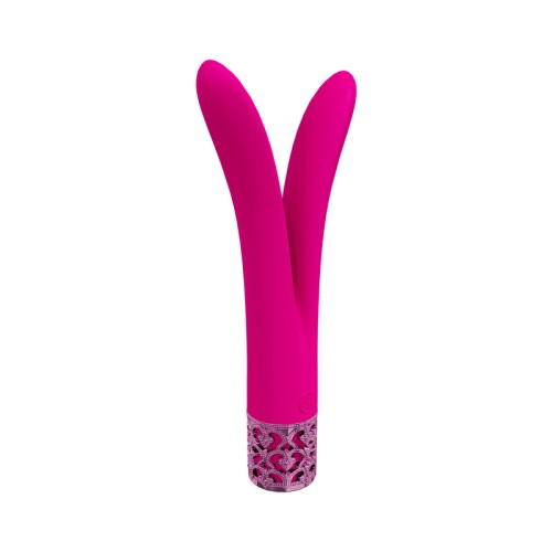 Royal Gems Dueling Queens Vibrador Recargable Rosa