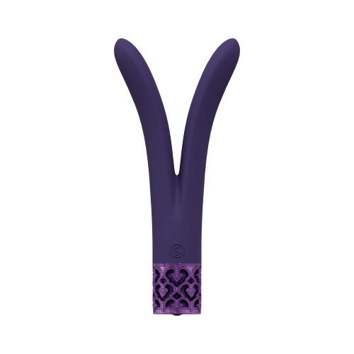 Royal Gems Dueling Queens Vibrador De Silicona Morado