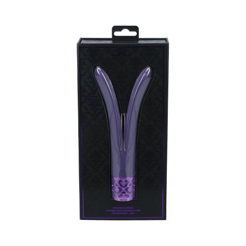 Royal Gems Dueling Queens Vibrador De Silicona Morado