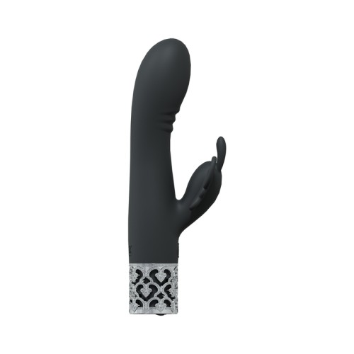 Royal Gems Monarch Rechargeable Silicone Vibrator Black