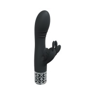 Vibrador de Silicona Recargable Royal Gems Monarch Negro