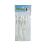 The Dickheads Bride Straws - Fun Party Supplies