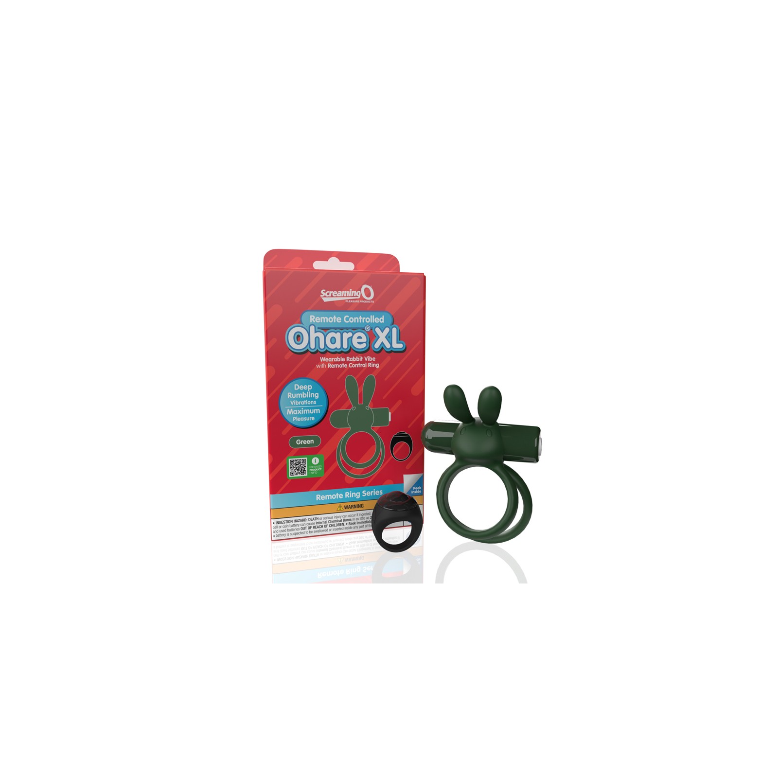 Remote Controlled Ohare XL Vibrating Ring for Couples