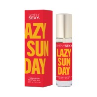 Aceite de Perfume Pheromone Roll-On Simply Sexy Lazy Sunday 0.34oz