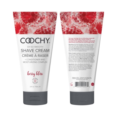 Crema de Afeitar Coochy Berry Bliss 0.5oz