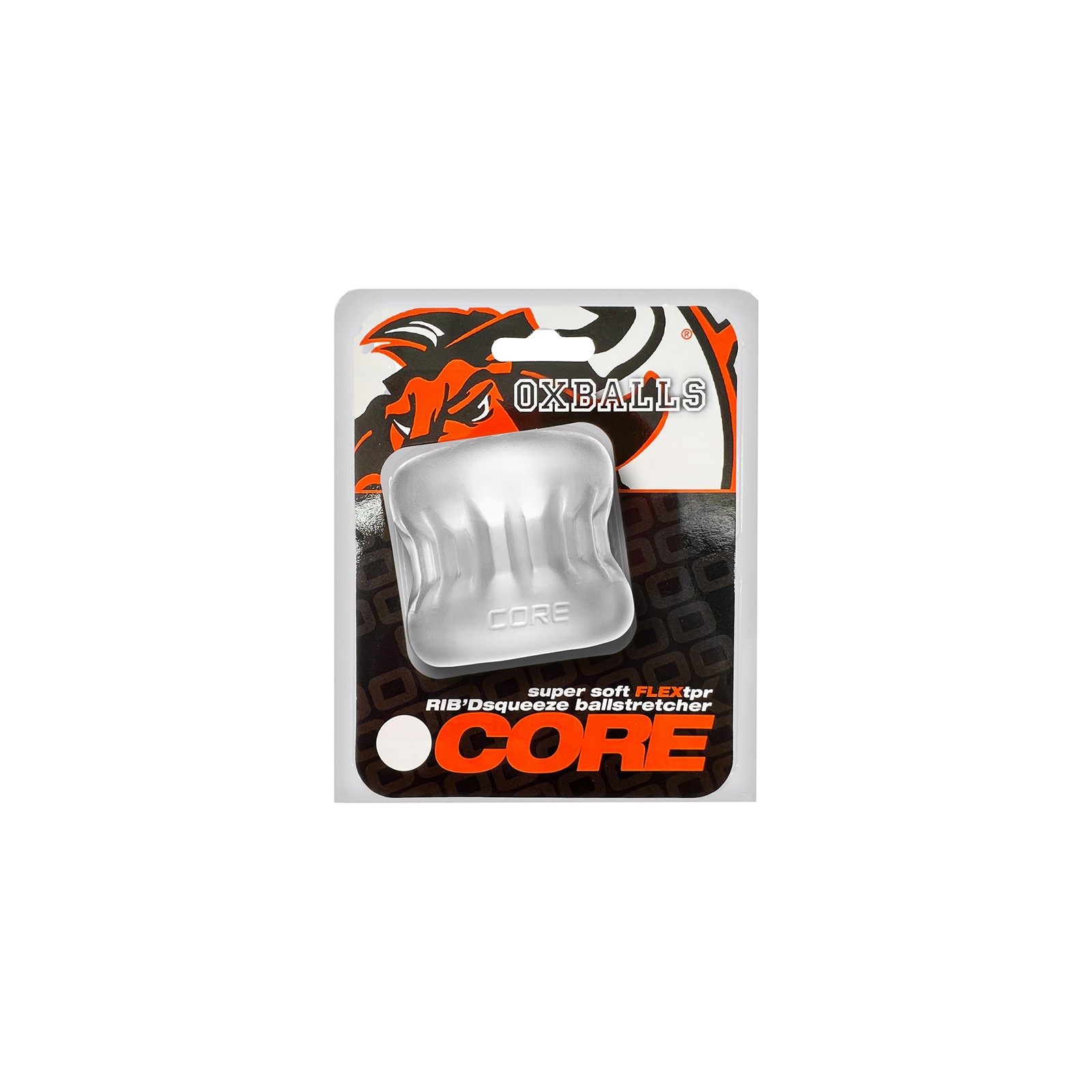 OxBalls Core Gripsqueeze Ballstretcher Clear Ice