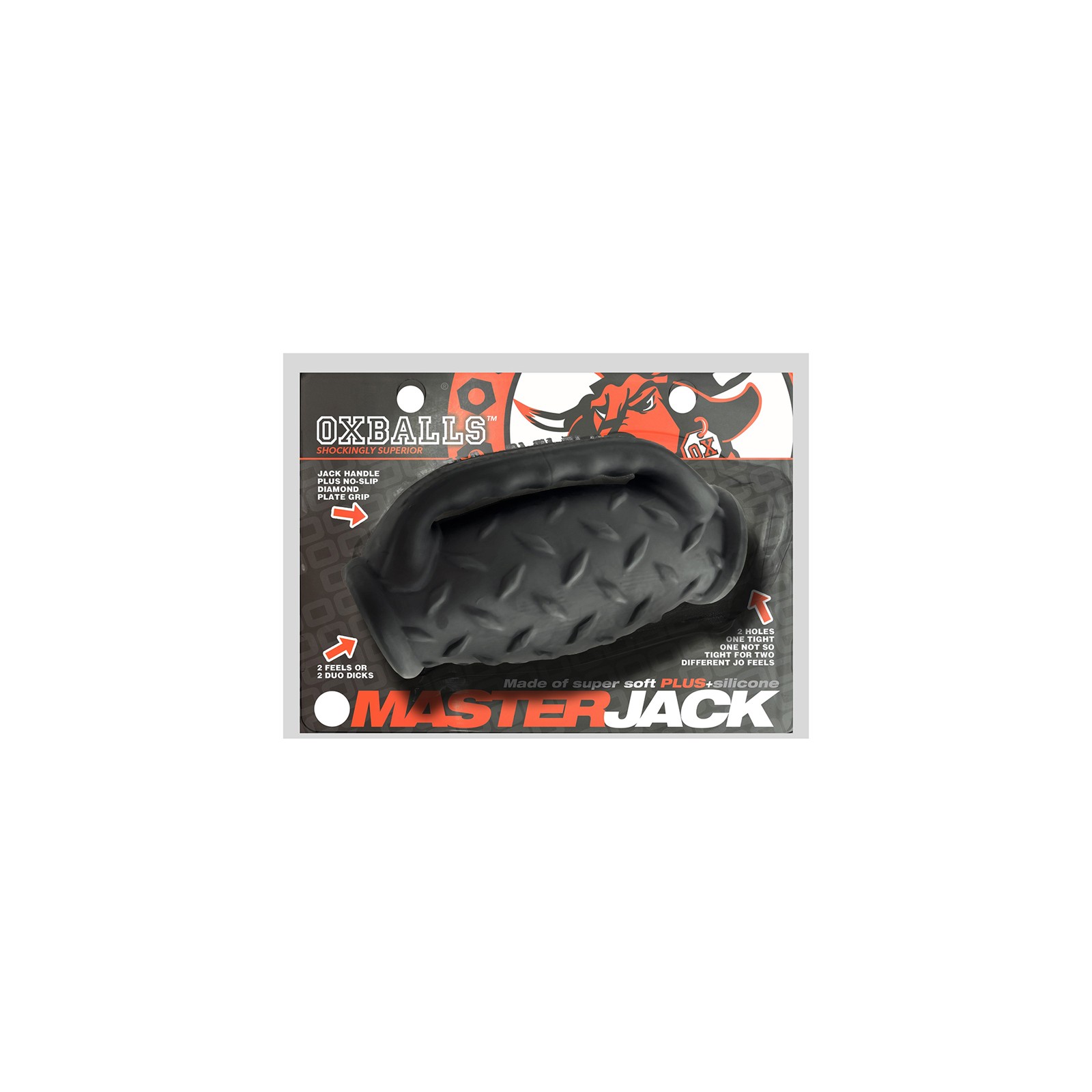 Masterjack OxBalls de Doble Penetración Jo Black Ice