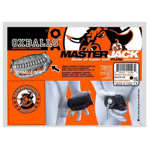 Masterjack OxBalls de Doble Penetración Jo Black Ice