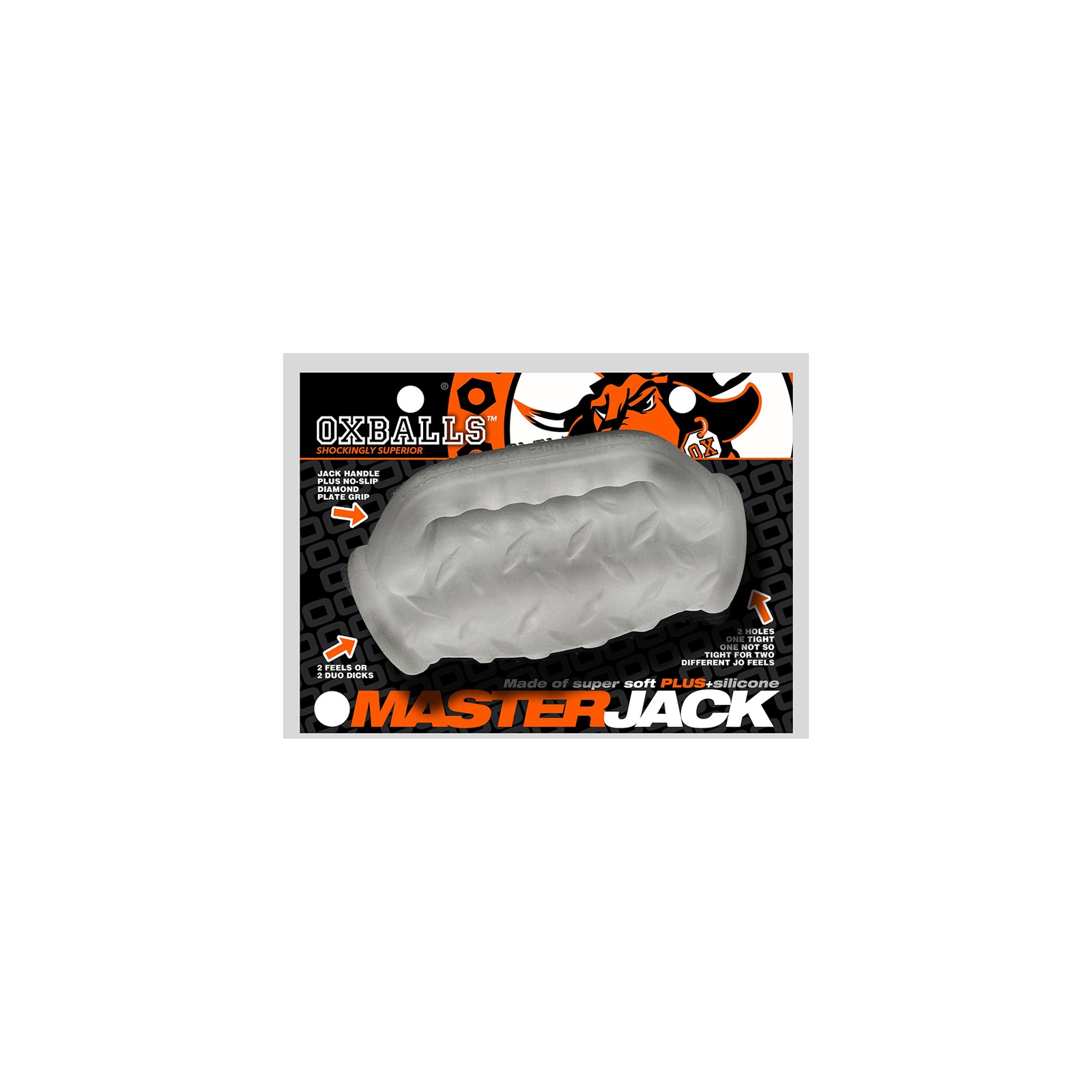 OxBalls Masterjack Double Penetration Jo Clear Ice