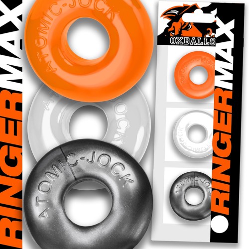 OxBalls Ringer Max Hazzard Ring 3-Pack for Enhanced Pleasure