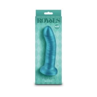 Royals Charlie 6 inch Curved Dildo Teal