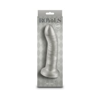 Dildo Curvado Metálico Charlie 7 in. Champagne