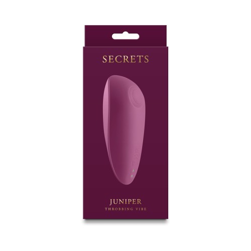 Secrets Juniper Throbbing Vibe for Ultimate Pleasure