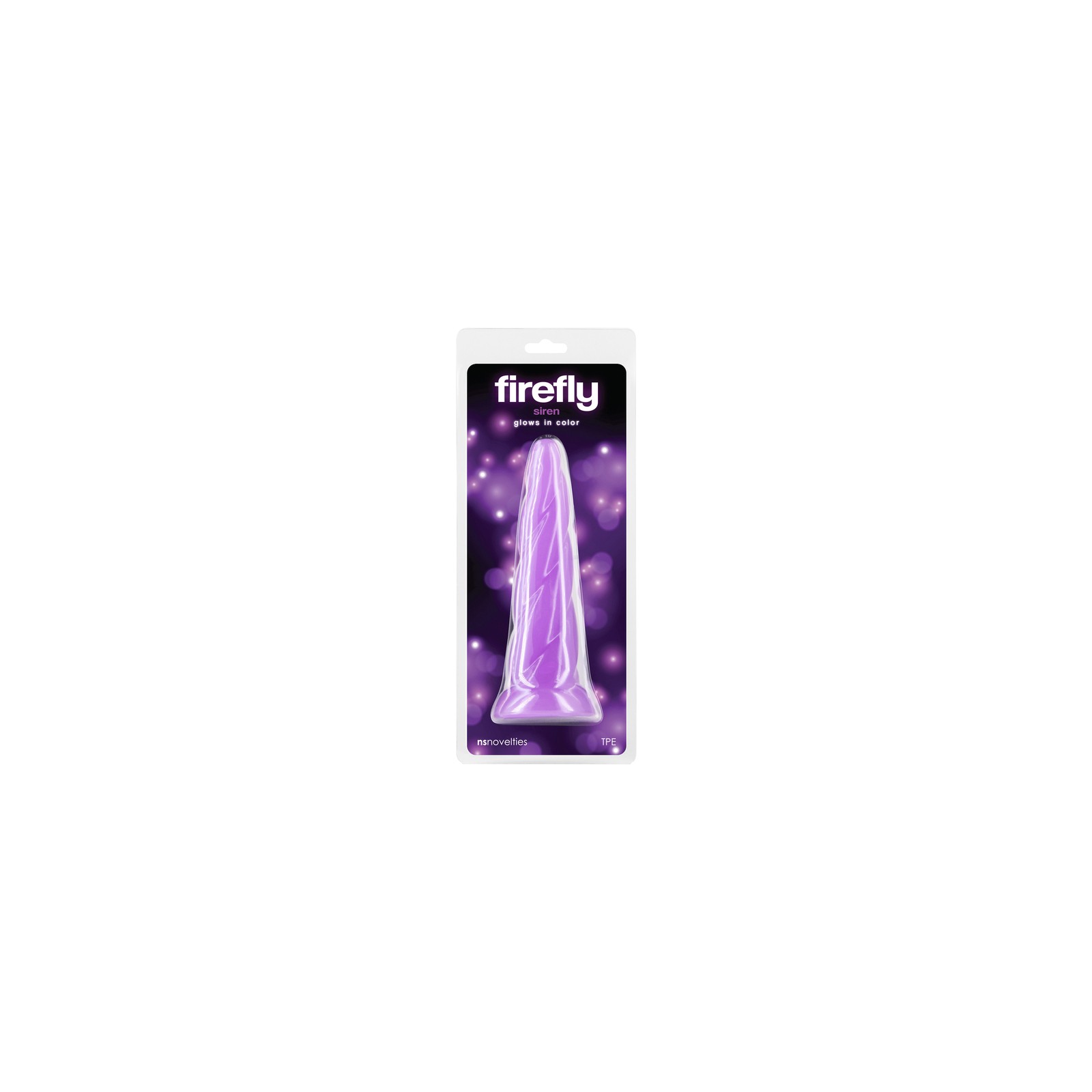 Dildo Firefly Brilloso en la Oscuridad Morado