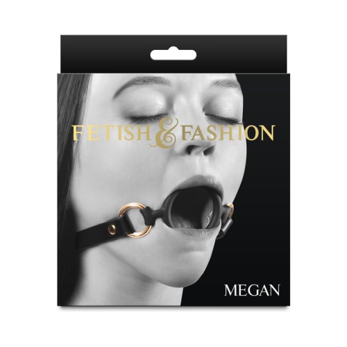 Gag de Anillo Megan de Fetish & Fashion Negro