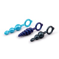 b-Vibe Beaded Butties Anal Plug Set for Pleasure