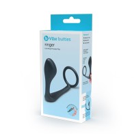 b-Vibe Butties Ringer C-Ring y Plug Prostático para Placer Dual