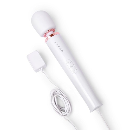 Le Wand Plug-In Vibrating Massager White