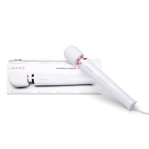 Le Wand Plug-In Vibrating Massager White