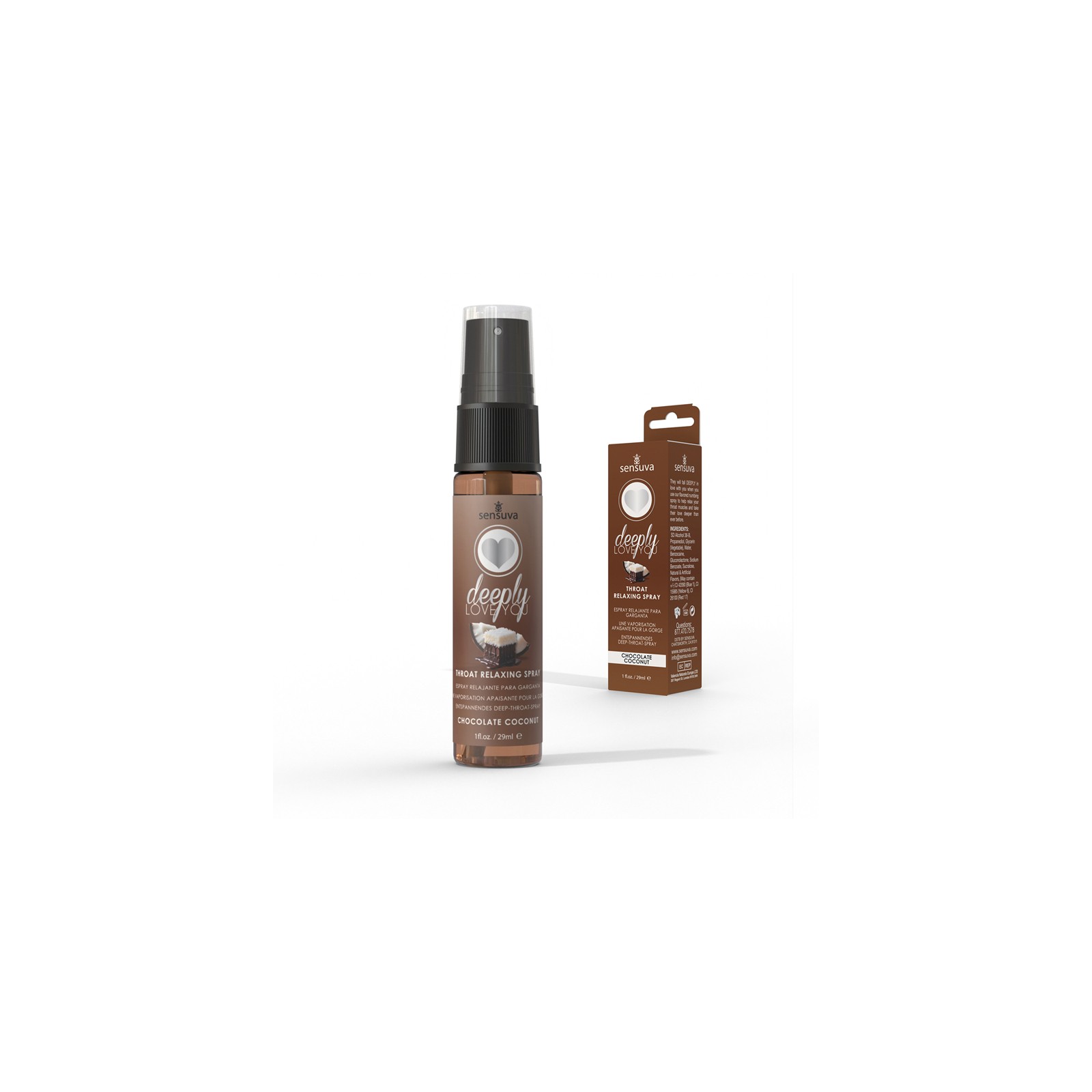 Sensuva Deeply Love You Throat Spray Chocolate Coconut