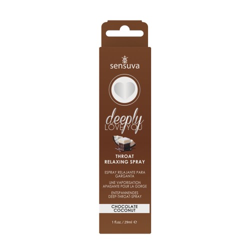 Sensuva Deeply Love You Throat Spray Chocolate Coconut