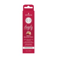 Sensuva Spray Relajante para la Garganta Deeply Love You Canela 1 oz.