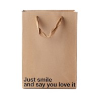 Snarky Gift Bags Just Smile 3pk