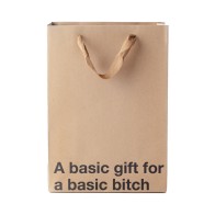 Snarky Gift Bags A Basic Gift - Humorous Present Bags