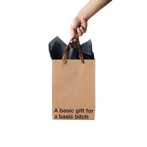 Snarky Gift Bags A Basic Gift - Humorous Present Bags