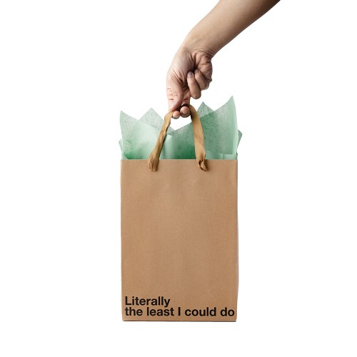 Bolsas de Regalo Sarcásticas - Literalmente Lo Menor