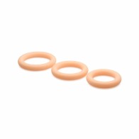 Jock Silicone Cock Ring 3-Piece Set